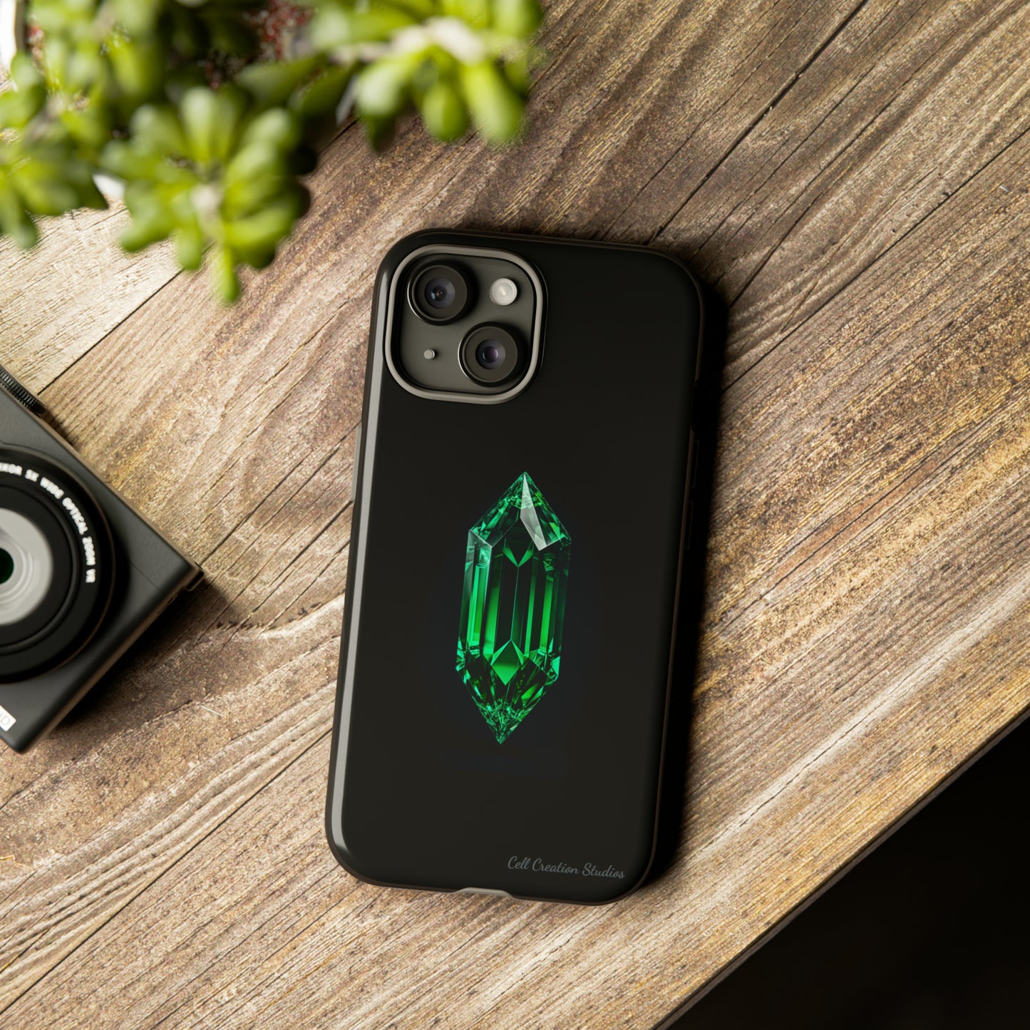 "Emerald Elegance" Phone Case -Tough Cases