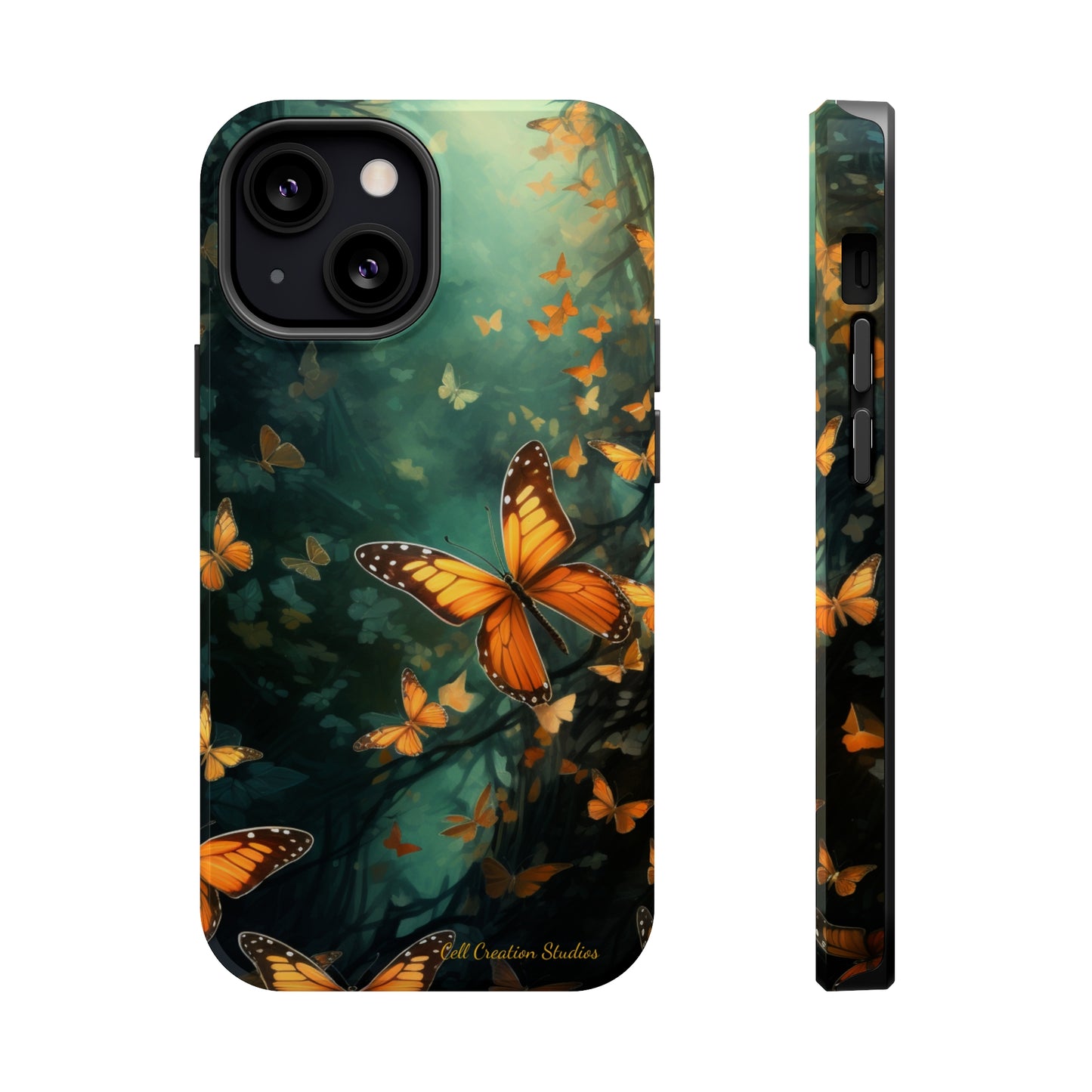 Introducing the "Butterfly Symphony" Cell Phone Case – Embrace the Dance of Nature! -MagSafe Tough Cases