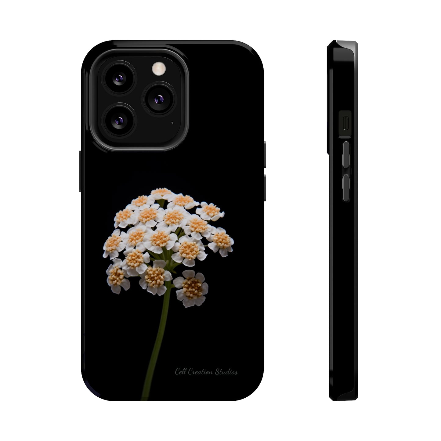 "Elegant Yarrow Bloom" Phone Case -MagSafe Tough Cases