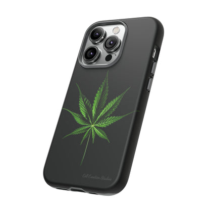 "Cannabis Chic" Marijuana Leaf Phone Case -Tough Cases