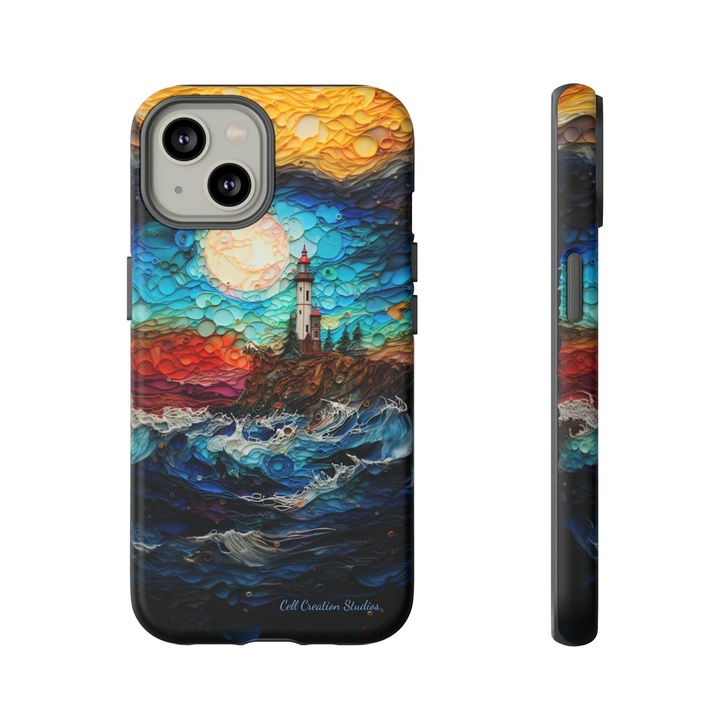 "Coastal Canvas Guardian" -Tough iPhone Cases