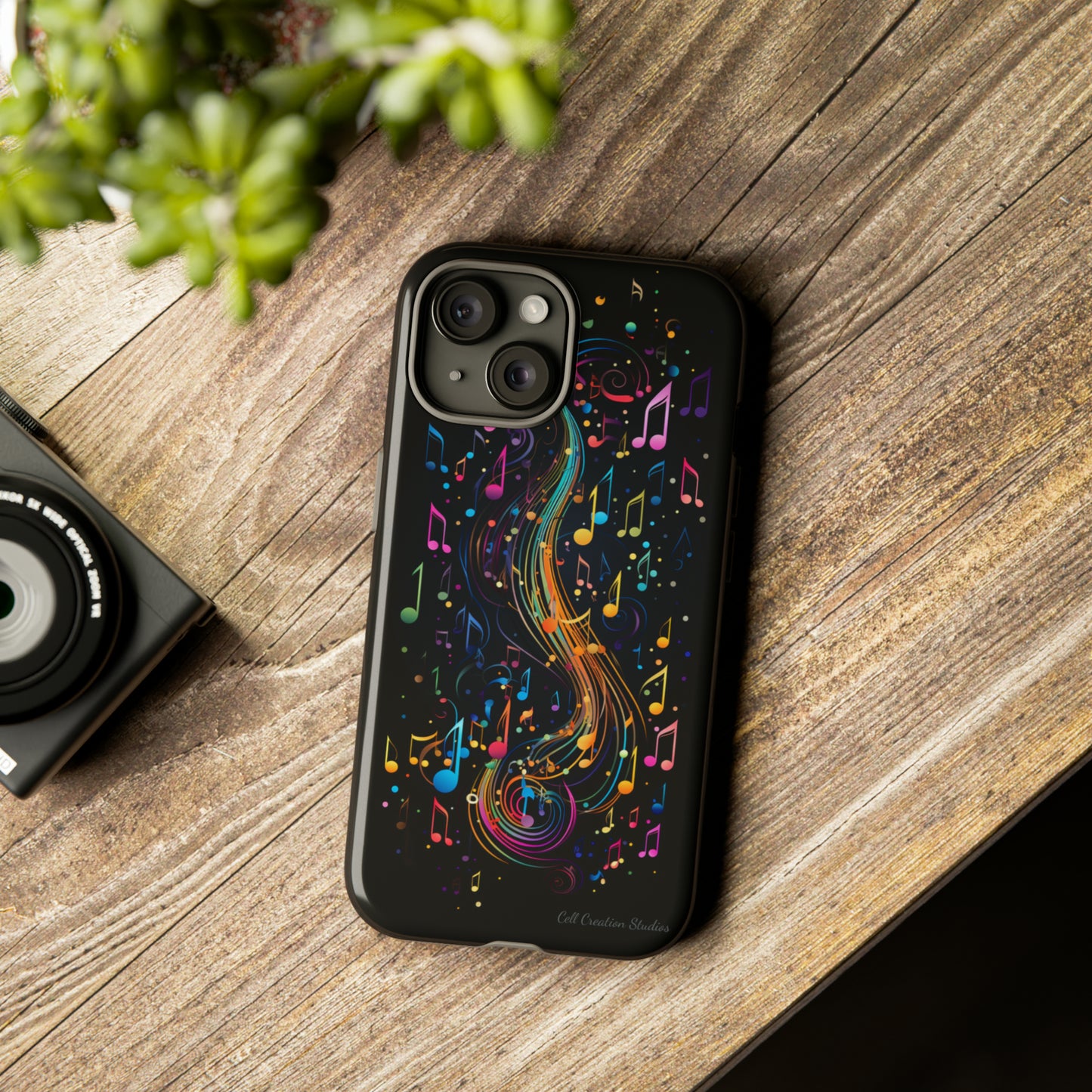 Elevate Your Style and Passion for Music with Our "Harmonious Notes" Cell Phone Case -Tough Cases