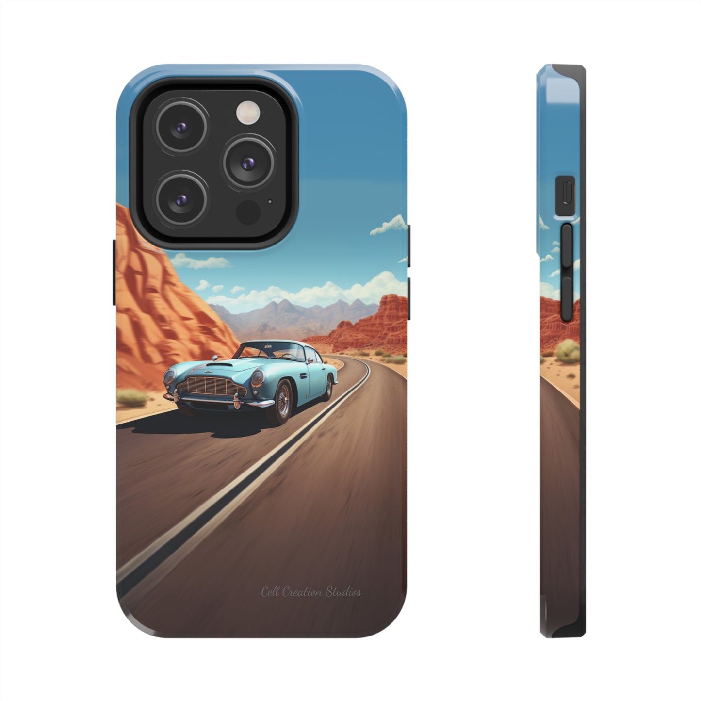 "Silver Racing Legend" -Tough iPhone Cases