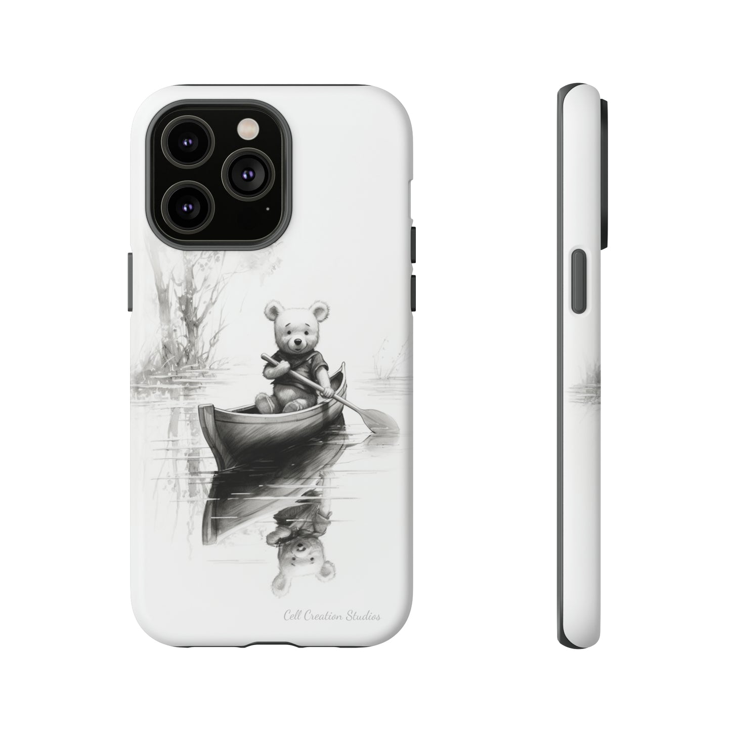 "Winnie-the-Pooh Rowing" Phone Case -Tough Cases