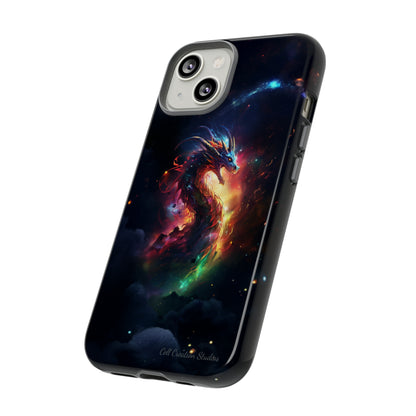 "Cosmic Dragon Unleashed" -Tough iPhone Cases