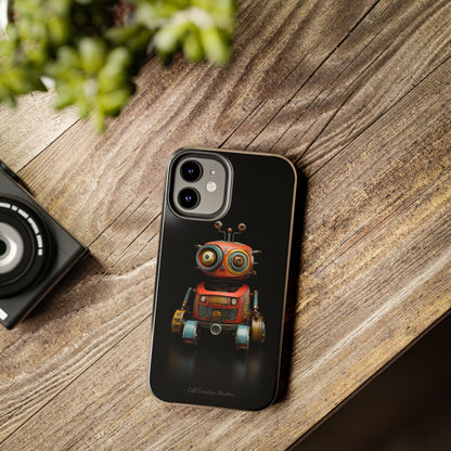 Introducing the "Toy Robot Delight" Cell Phone Case – Embrace Nostalgia with a Playful Robotic Companion! -Tough Phone Cases