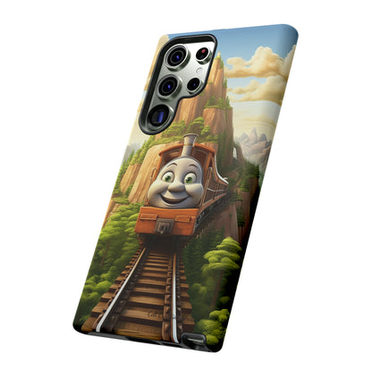 The "Mountain Journey Train" Character Phone Case-Tough Cases