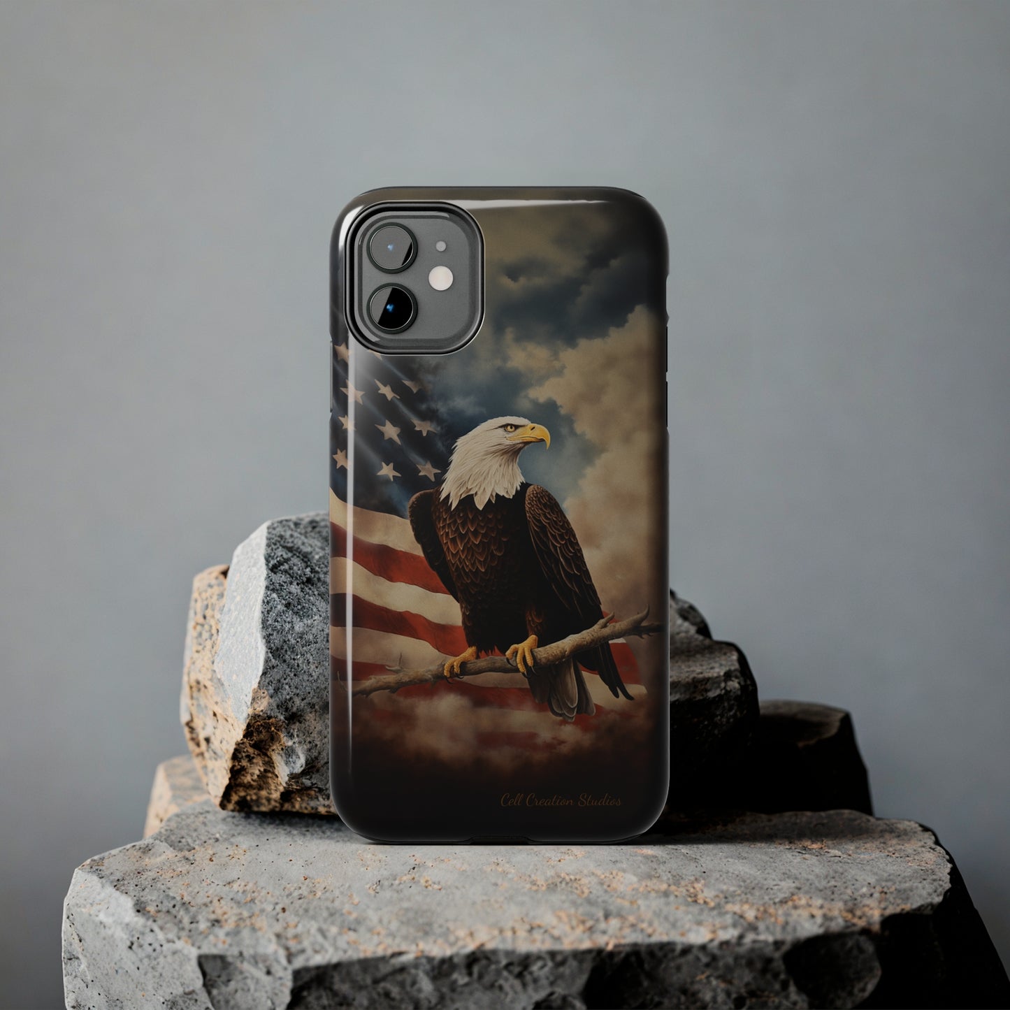 Introducing the "Eagle's Majesty" Cell Phone Case – Soar with American Pride -Tough Phone Cases