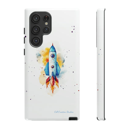 Introducing our "Cosmic Rocket" Cell Phone Case – Where Style Meets Adventure -Tough Cases