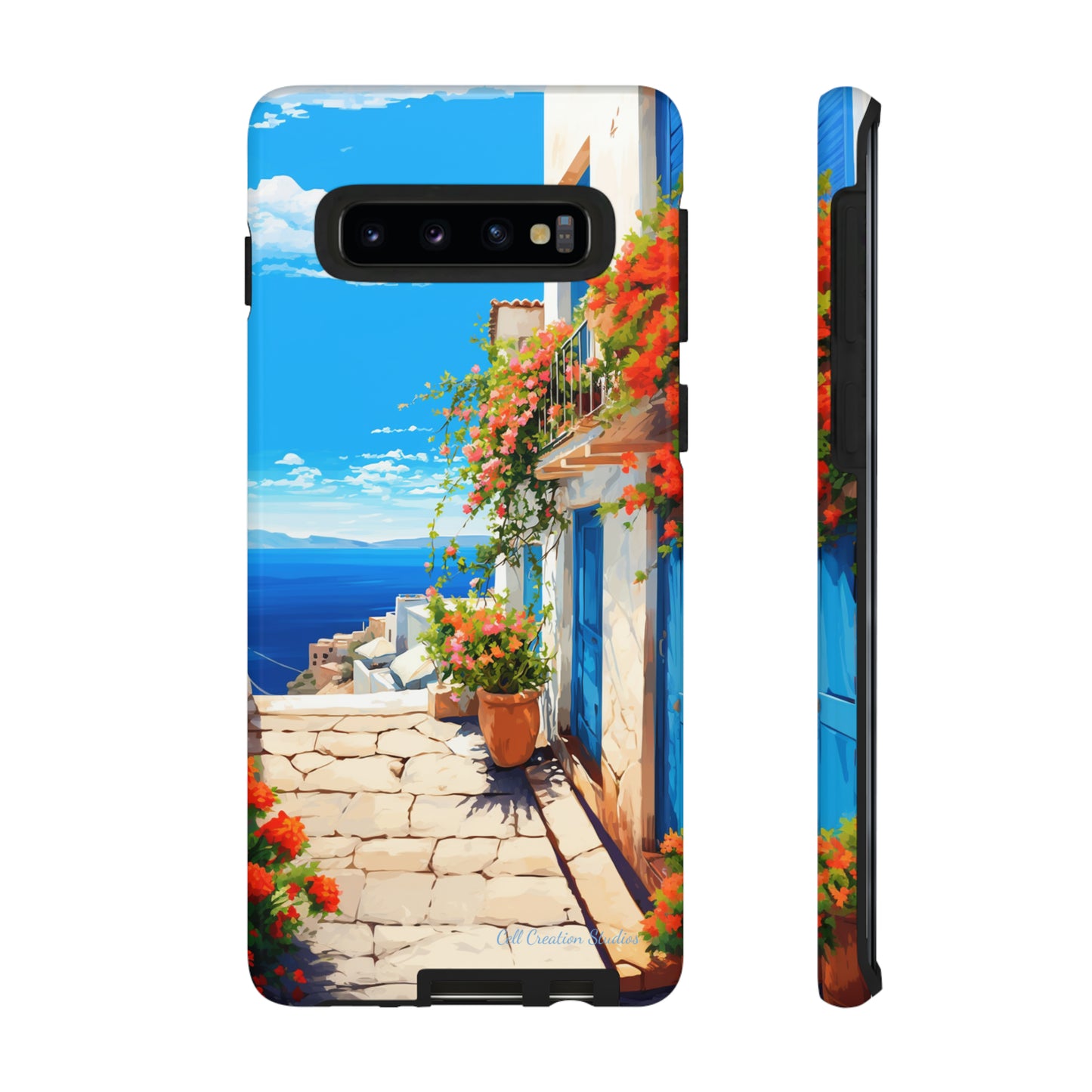 "Mediterranean Bliss Horizon" -Tough Samsung Phone Cases