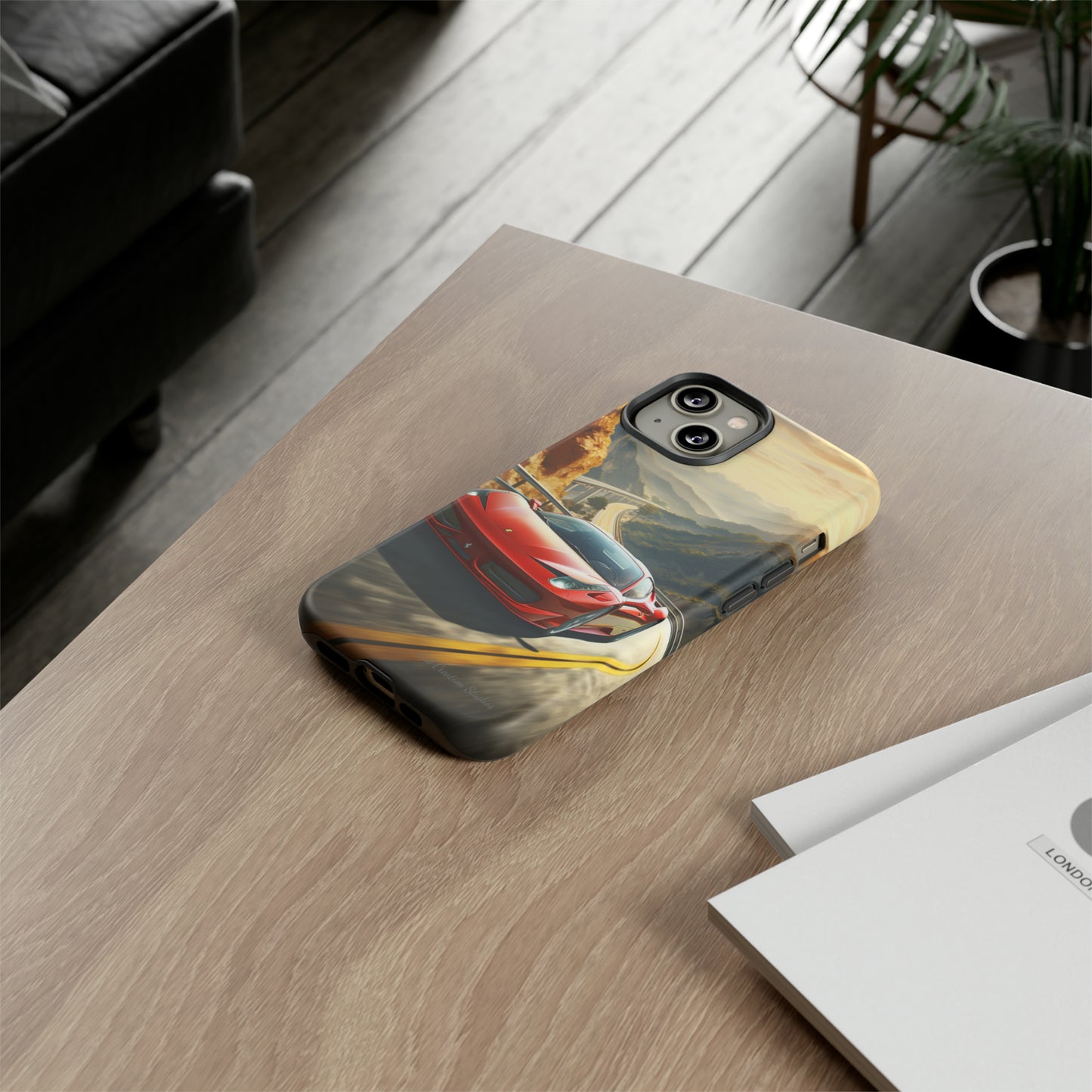 "Mountain Majesty Ferrari Edition" -Tough iPhone Cases