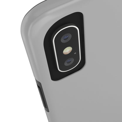 "Sleek Silver Essence" -Tough iPhone Cases