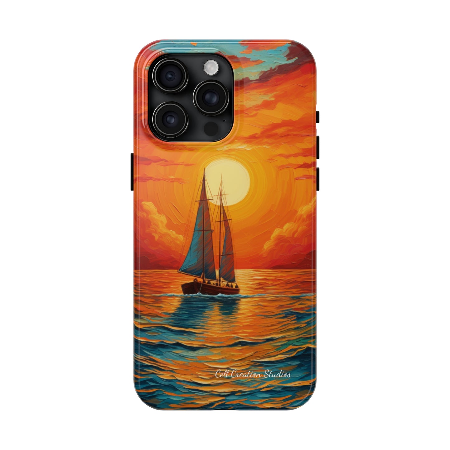 "Sailboat Sunset" -Tough iPhone Cases