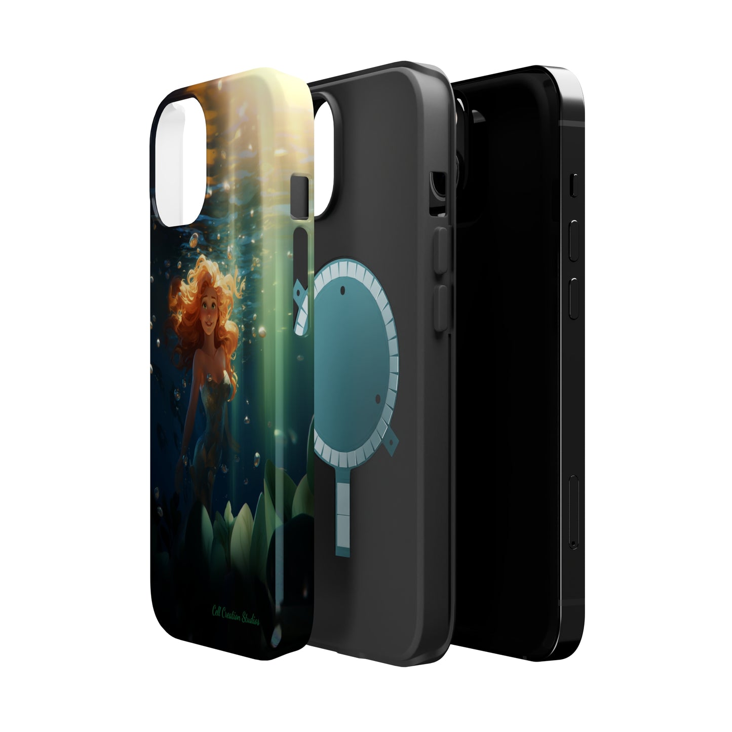 Dive into Enchantment with Our "Ariel Little Mermaid" Phone Case -MagSafe Tough Cases