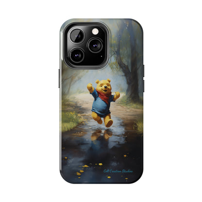 Introducing the "Winnie-The-Pooh Puddle Splash" Cell Phone Case – A Splash of Nostalgic Fun -Tough Phone Cases