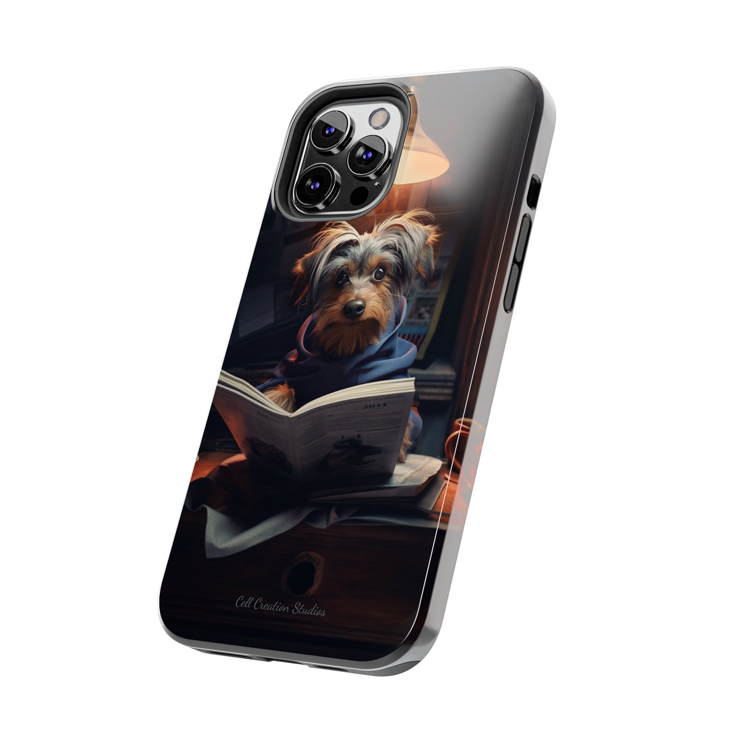 Introducing the "Canine Chronicle" Cell Phone Case – Where Tail-Wagging Tales Unfold! -Tough Phone Cases