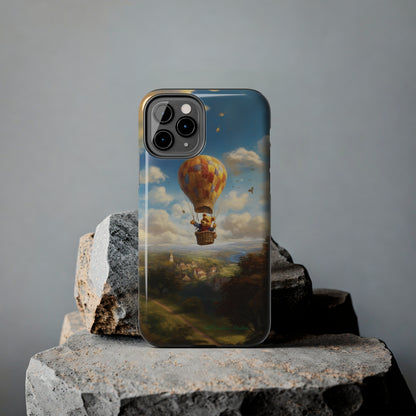 Introducing the "Winnie-The-Pooh's Balloon Adventure" Cell Phone Case – Soar to New Heights in Style -Tough Phone Cases