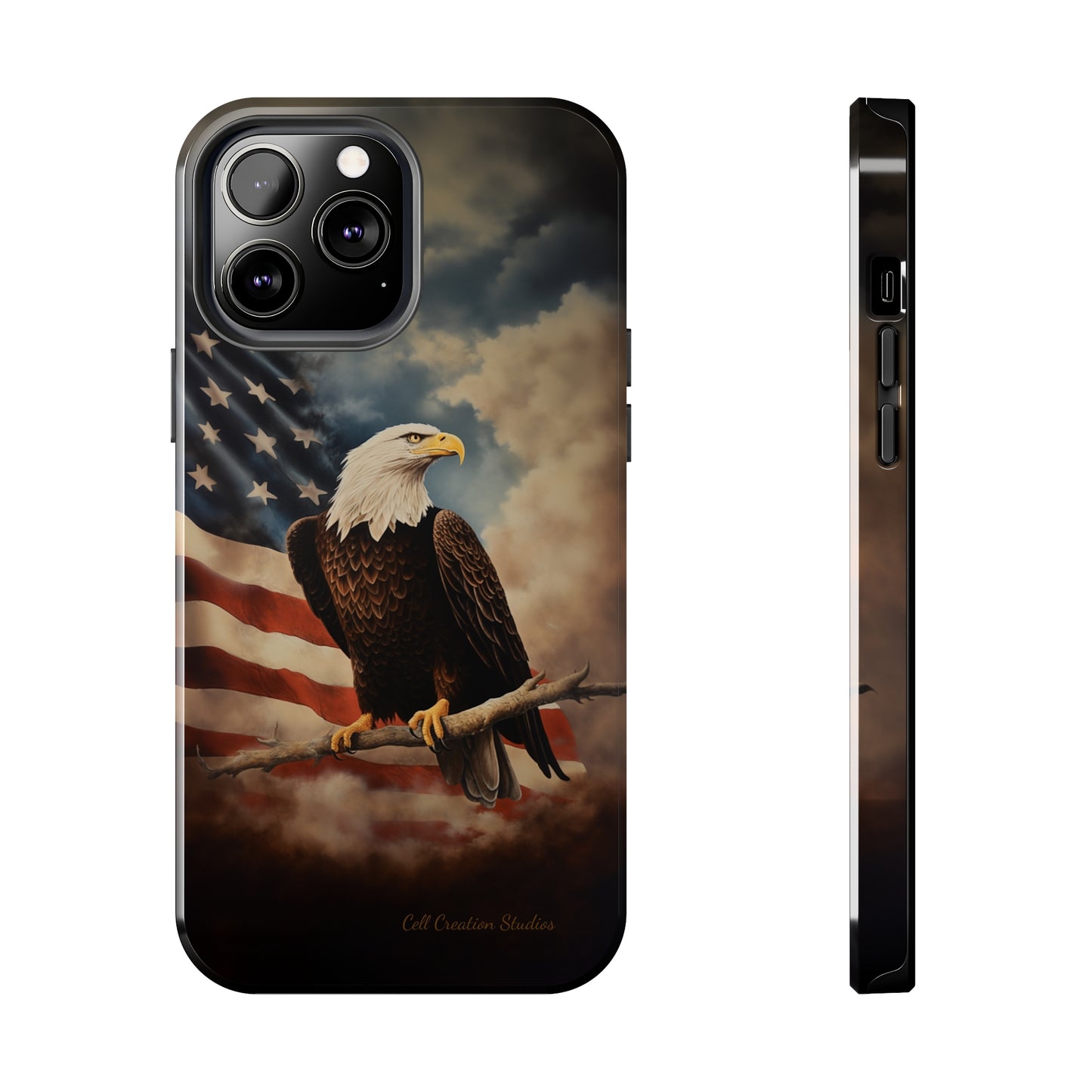 Introducing the "Eagle's Majesty" Cell Phone Case – Soar with American Pride -Tough Phone Cases