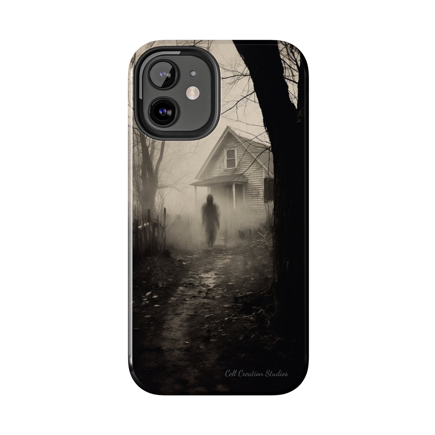 Introducing the "Ethereal Encounter" Cell Phone Case – Unveil the Mystery of the Ghostly Presence -Tough Phone Cases