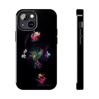 Introducing the "Floral Harmony Hummingbird" Cell Phone Case – Where Elegance Meets Nature -Tough Phone Cases