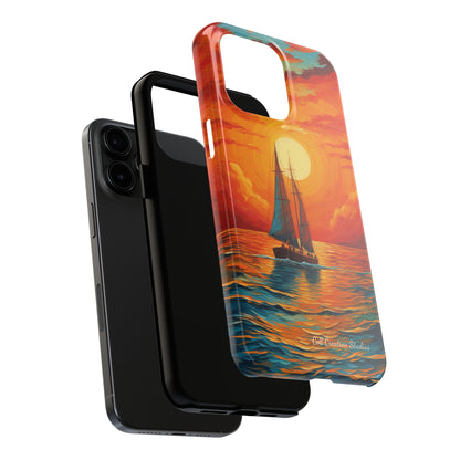 "Sailboat Sunset" -Tough iPhone Cases