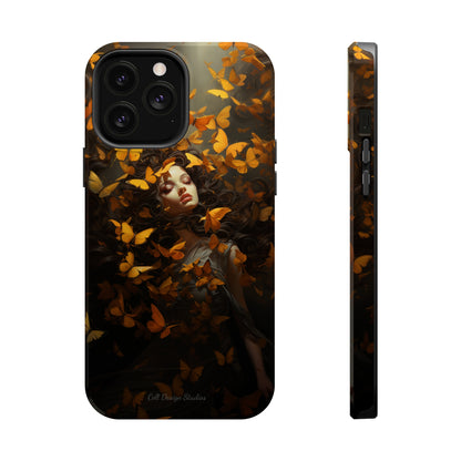 Introducing the "Butterfly Embrace" Cell Phone Case – A Fusion of Beauty and Grace -MagSafe Tough Cases