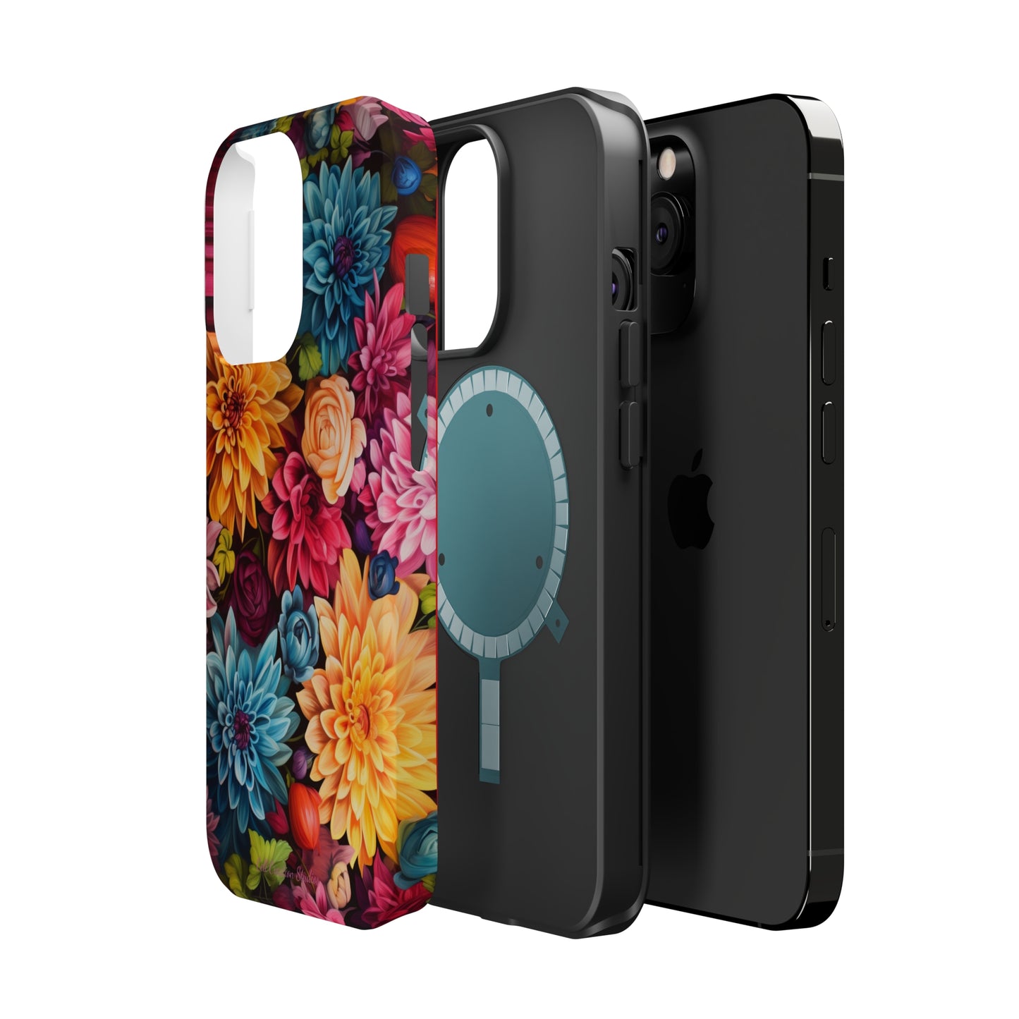 Introducing the "Floral Harmony" Cell Phone Case – Elevate Your Style with Nature's Grace -MagSafe Tough Cases