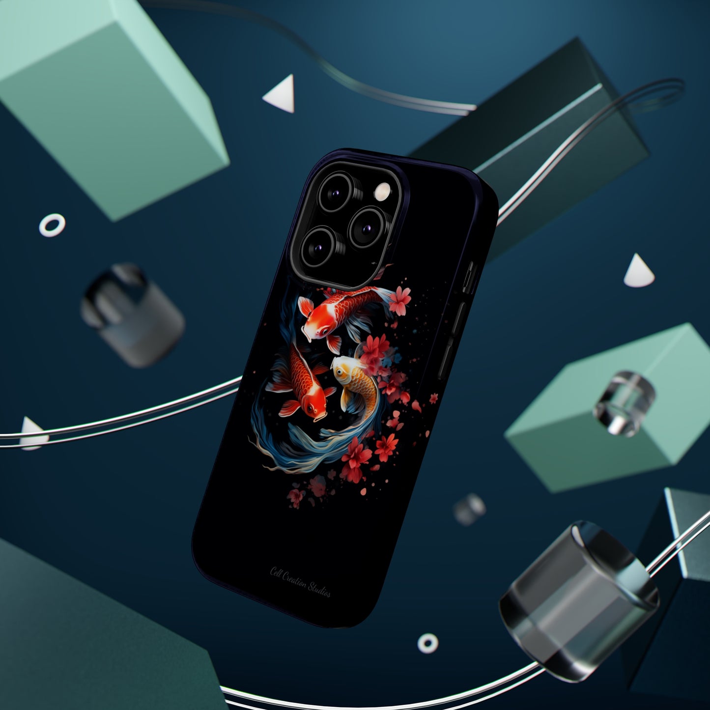 "Captivating Koi Fish" Phone Case -MagSafe Tough Cases