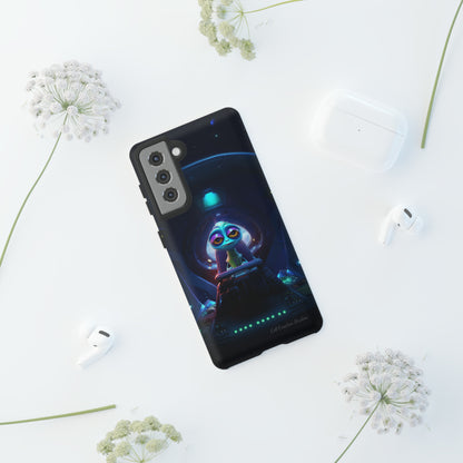 The "Cosmic Cruising Bored Alien" Phone Case -Tough Cases