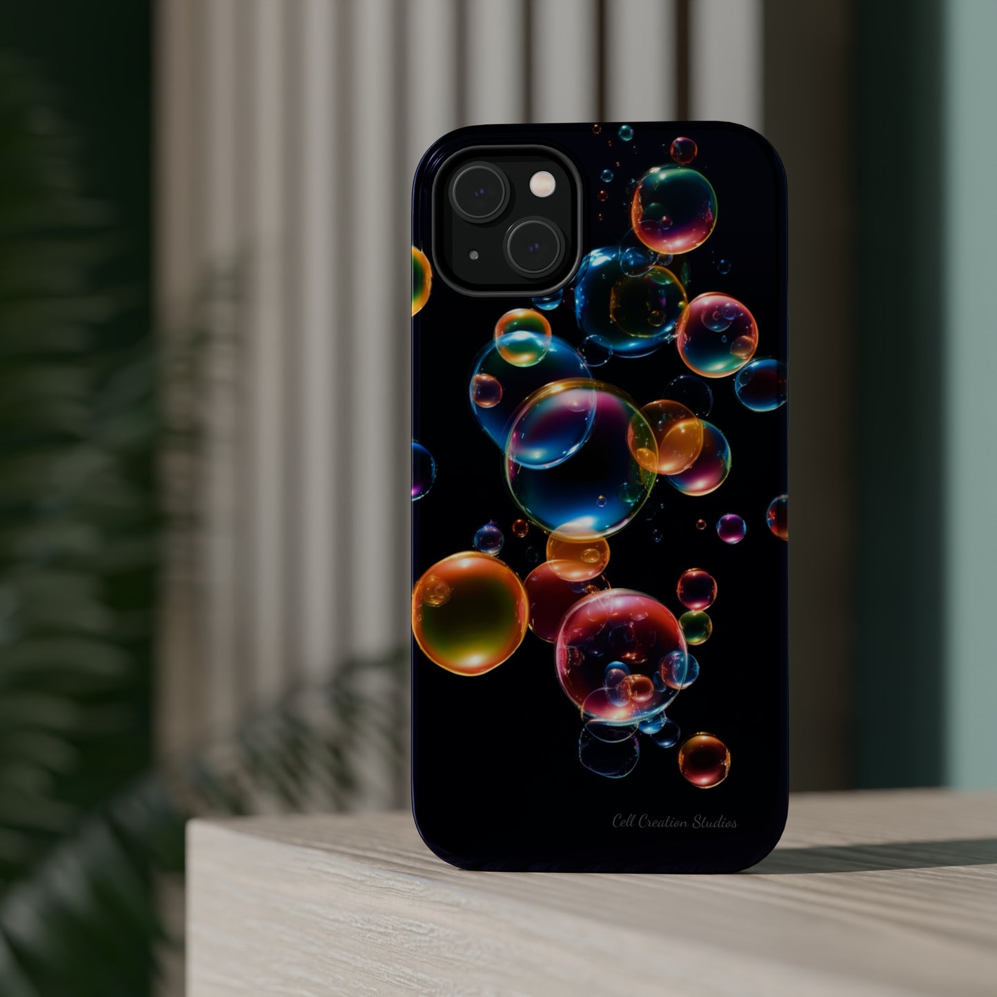 Elevate Your Phone's Aesthetic with our "BubbleBurst" Cell Phone Case -MagSafe Tough Cases