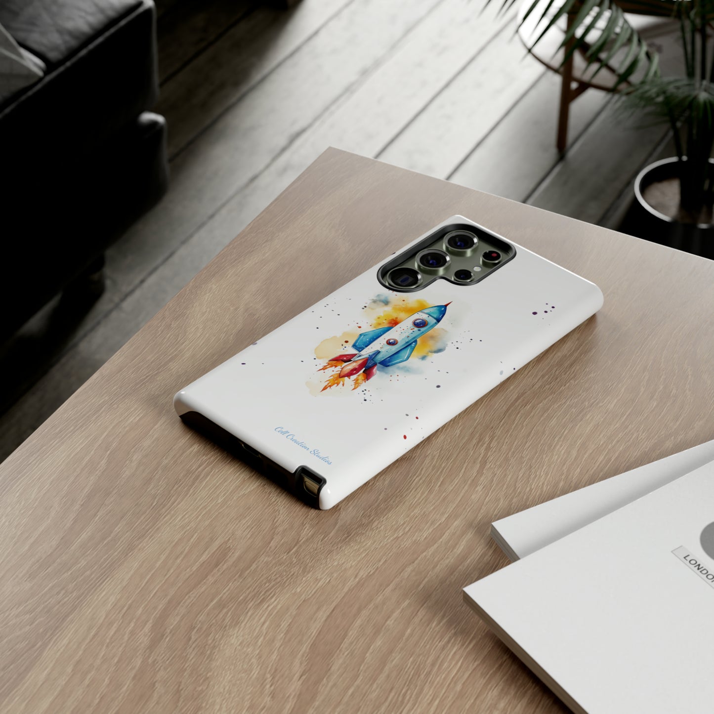 Introducing our "Cosmic Rocket" Cell Phone Case – Where Style Meets Adventure -Tough Cases