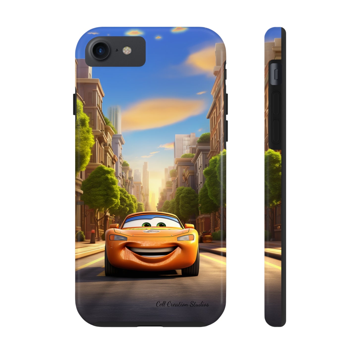 The "Happy Yellow Cruiser" Phone Case -Tough Phone Cases