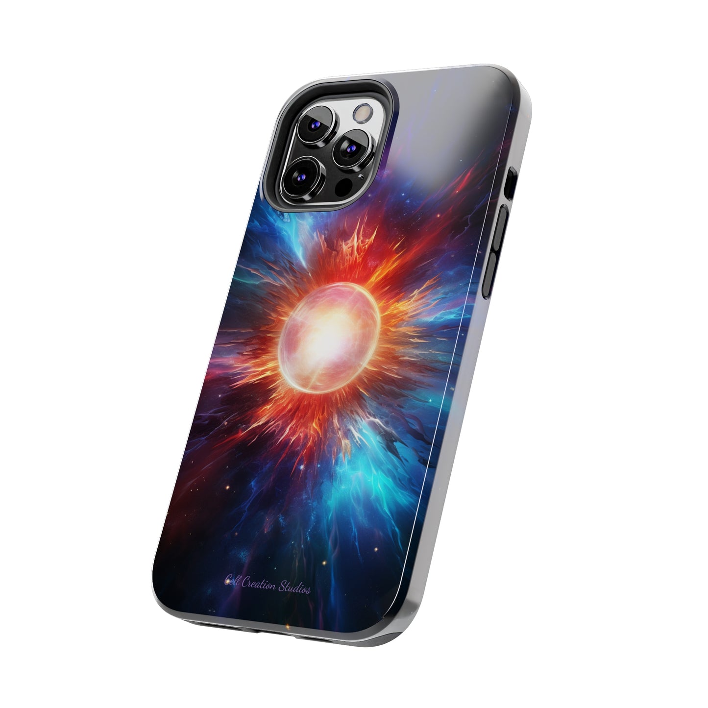 Introducing the "Stellar Cataclysm" Cell Phone Case – Capture the Cosmic Drama of a Neutron Star Explosion! -Tough Phone Cases