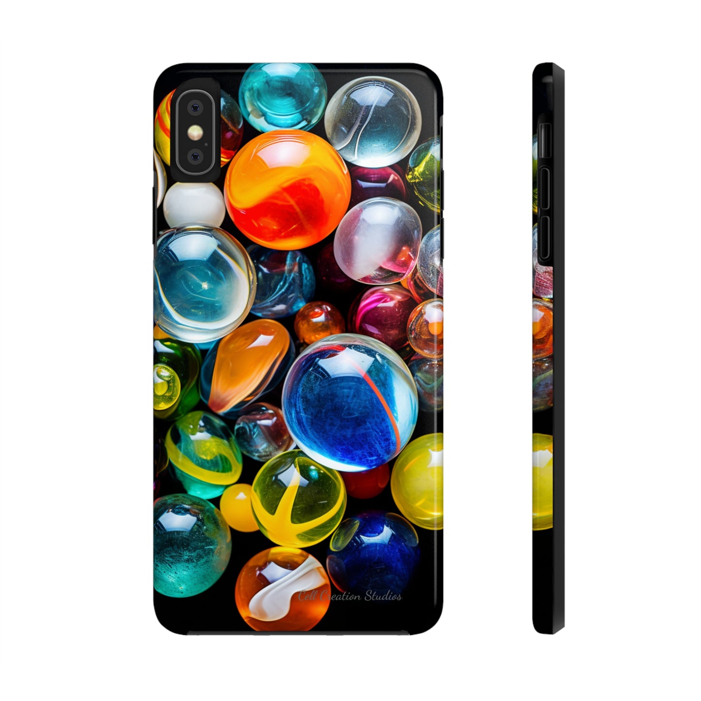 Introducing the "Vibrant Marbles Mosaic" Cell Phone Case – Carry a Kaleidoscope of Colors! -Tough Phone Cases