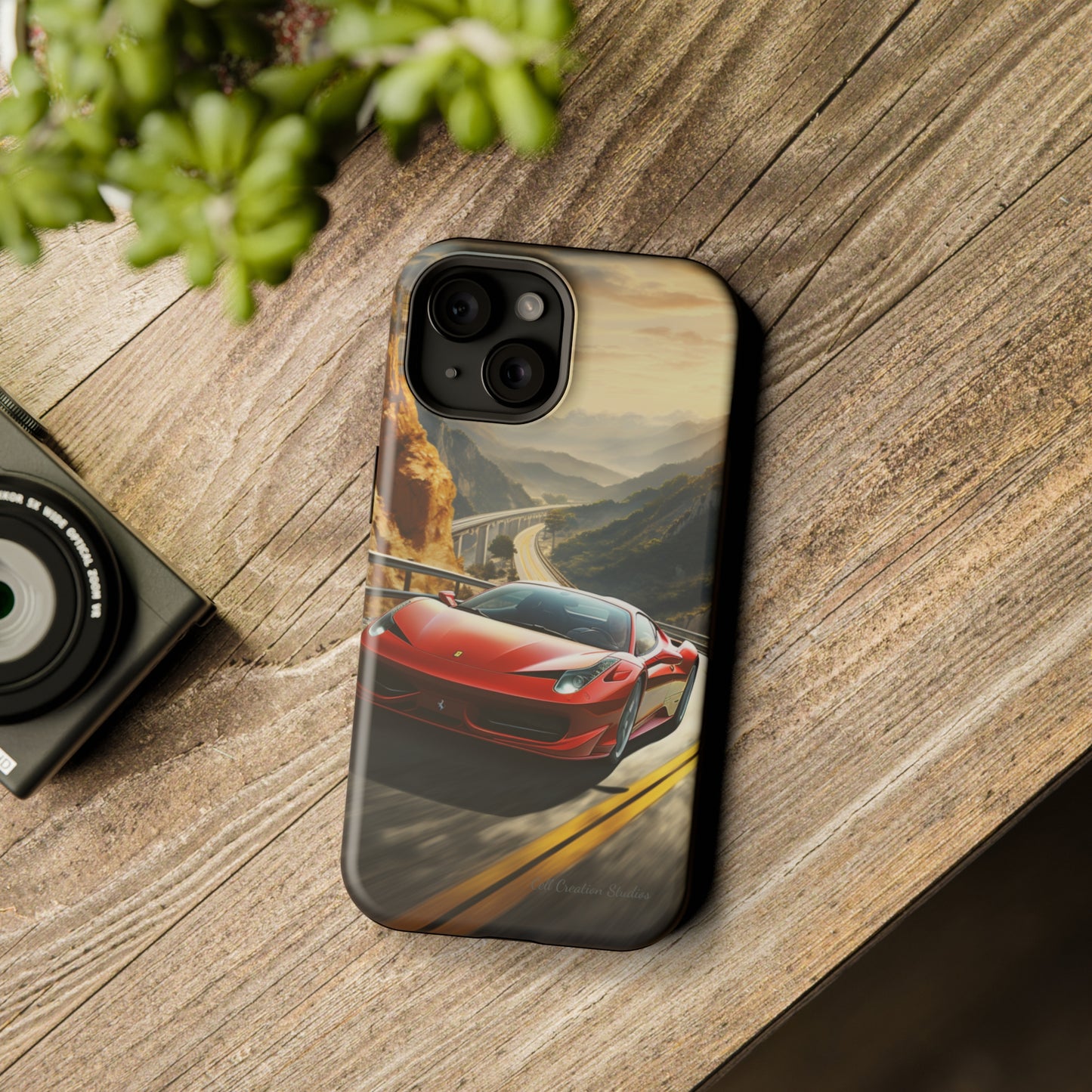 "Mountain Majesty Ferrari Edition" -MagSafe Tough iPhone Cases