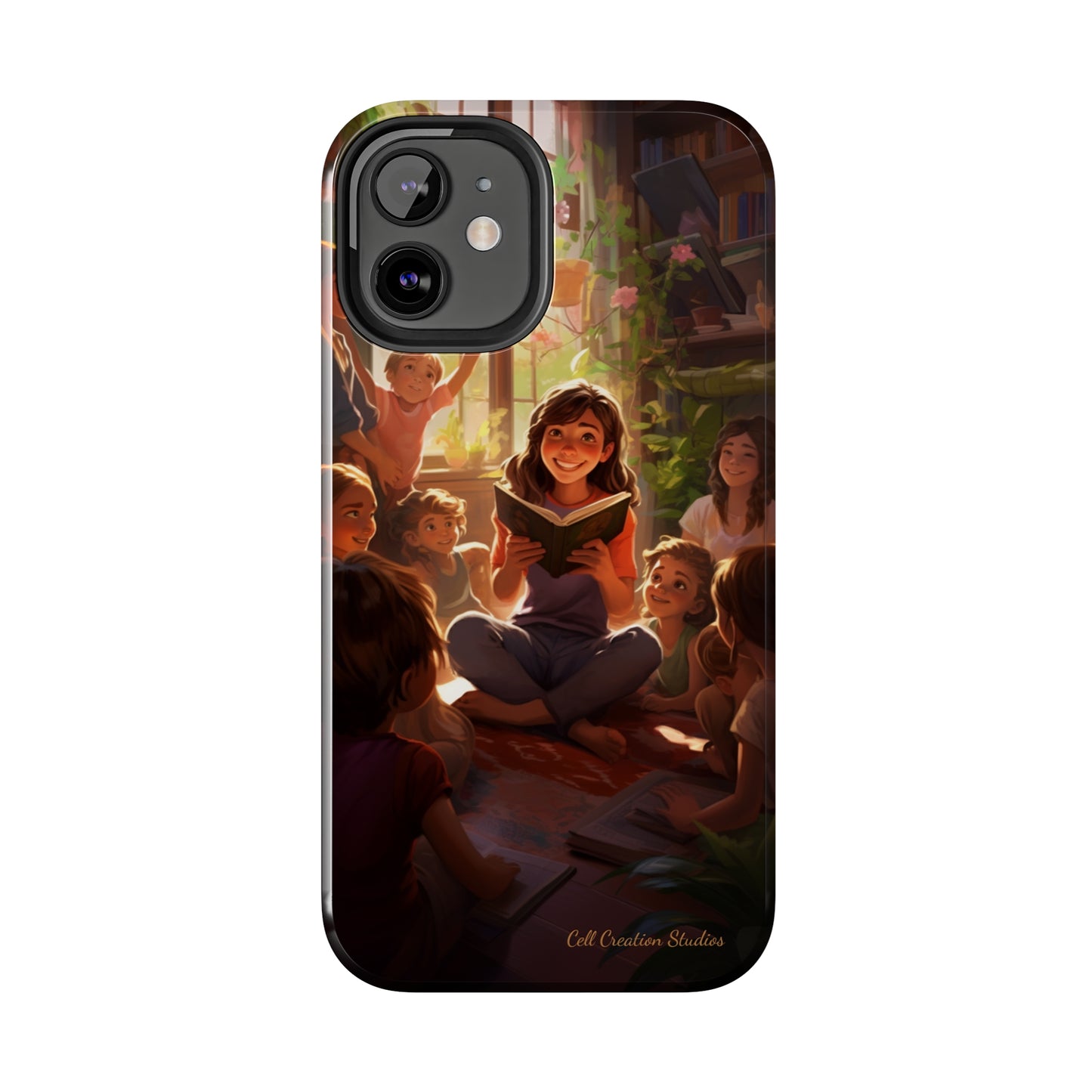 Introducing the "Inspiring Teacher's Tale" Cell Phone Case – Capture the Joy of Storytime -Tough Phone Cases