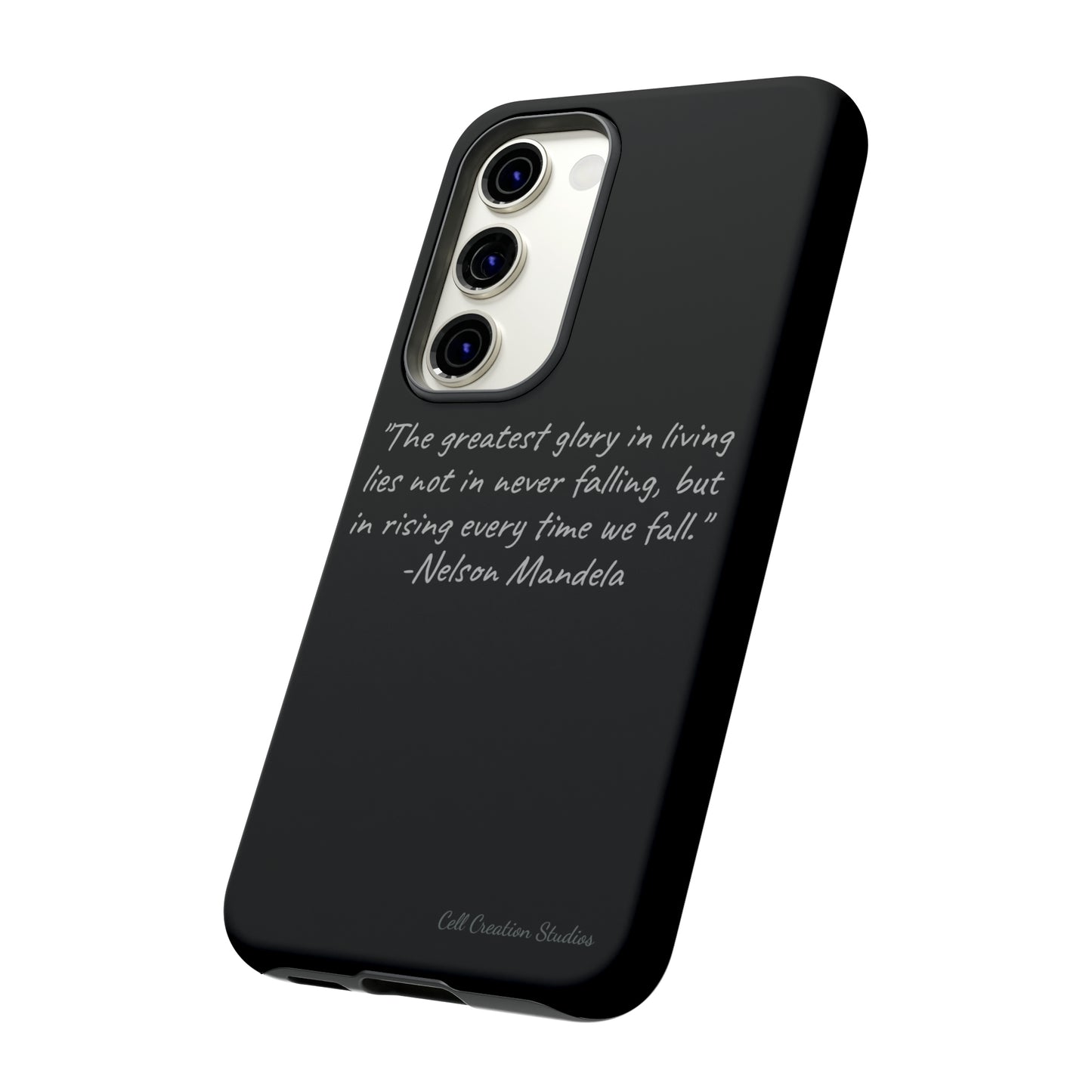 "Rising Glory" Nelson Mandela Quote Phone Case -Tough Cases