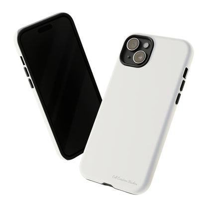 "Pure Elegance White" -Tough iPhone Cases