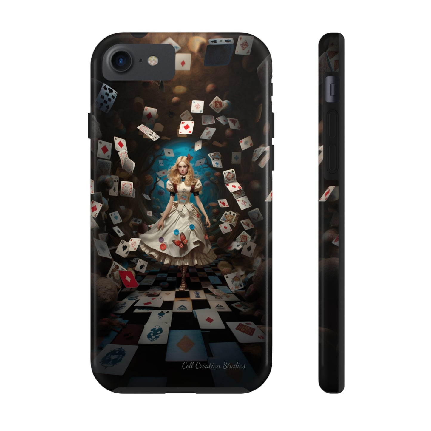 Introducing the "Alice in Wonderland" Cell Phone Case – A Journey Through Imagination -Tough Phone Cases