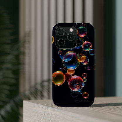 Elevate Your Phone's Aesthetic with our "BubbleBurst" Cell Phone Case -MagSafe Tough Cases