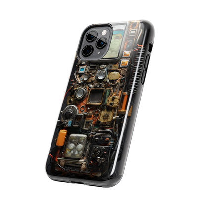 Introducing the "Tech Insight" Cell Phone Case – Explore Inner Workings with Transparent Design -Tough Phone Cases