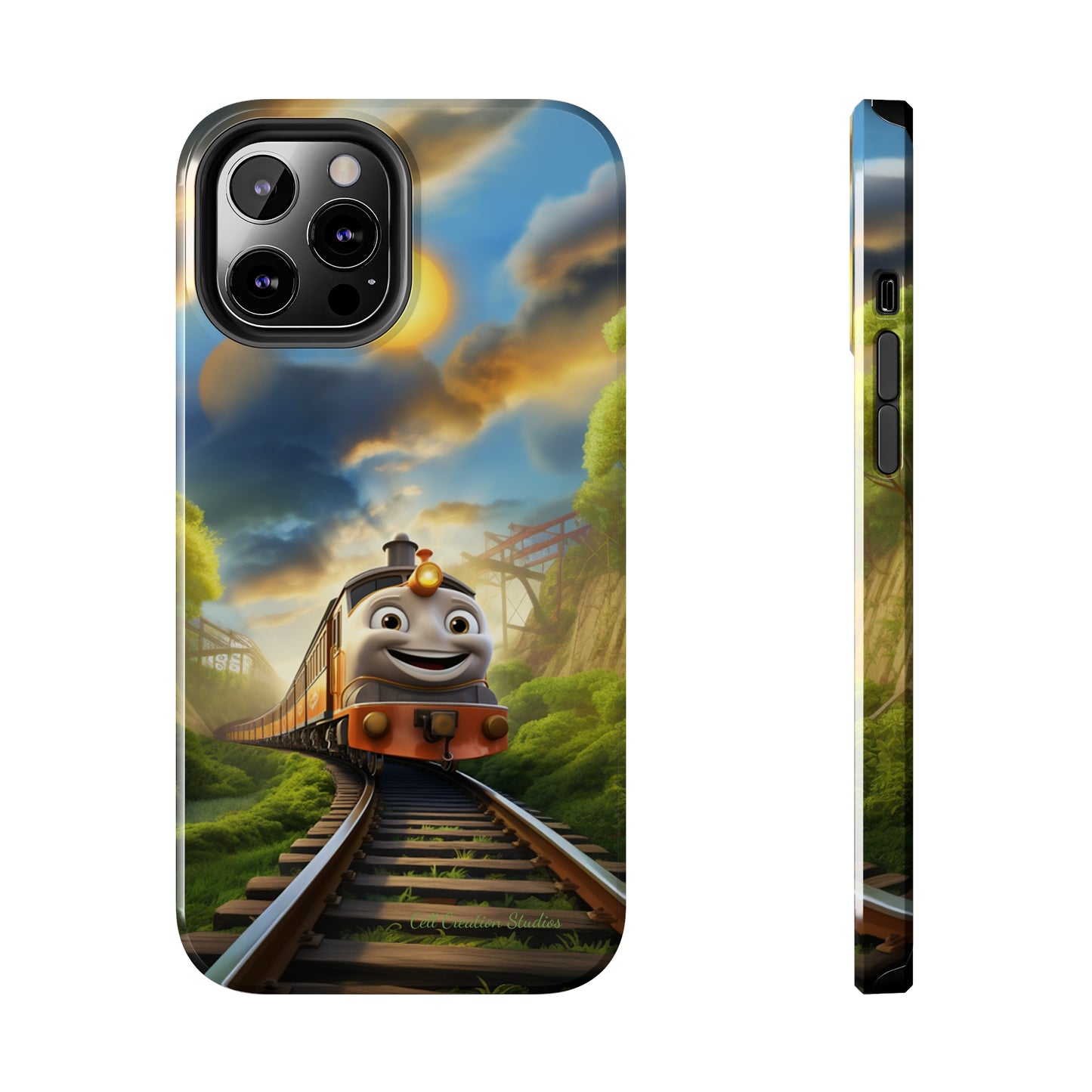 The "Smiling Express Train" Phone Case -Tough Phone Cases