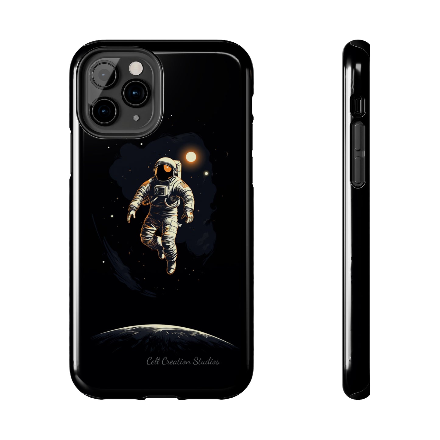 "Cosmic Explorer Astronaut" -Tough iPhone Cases