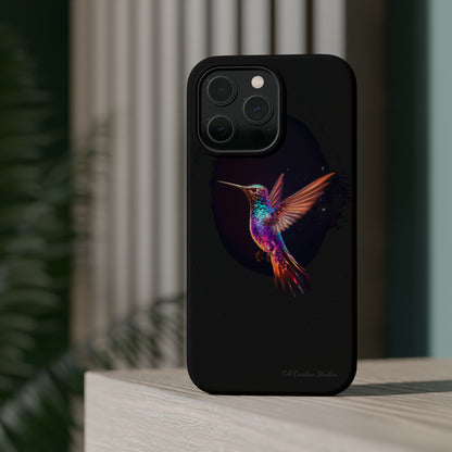 Introducing the "Enchanted Hummingbird" Cell Phone Case – Elegance Meets Nature -MagSafe Tough Cases