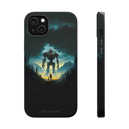 Introducing the "Rising Titan" Cell Phone Case – Witness the Astonishing Emergence of a Giant Robot! -MagSafe Tough Cases