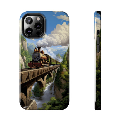 The "Scenic Mountain Train" Phone Case -Tough Phone Cases