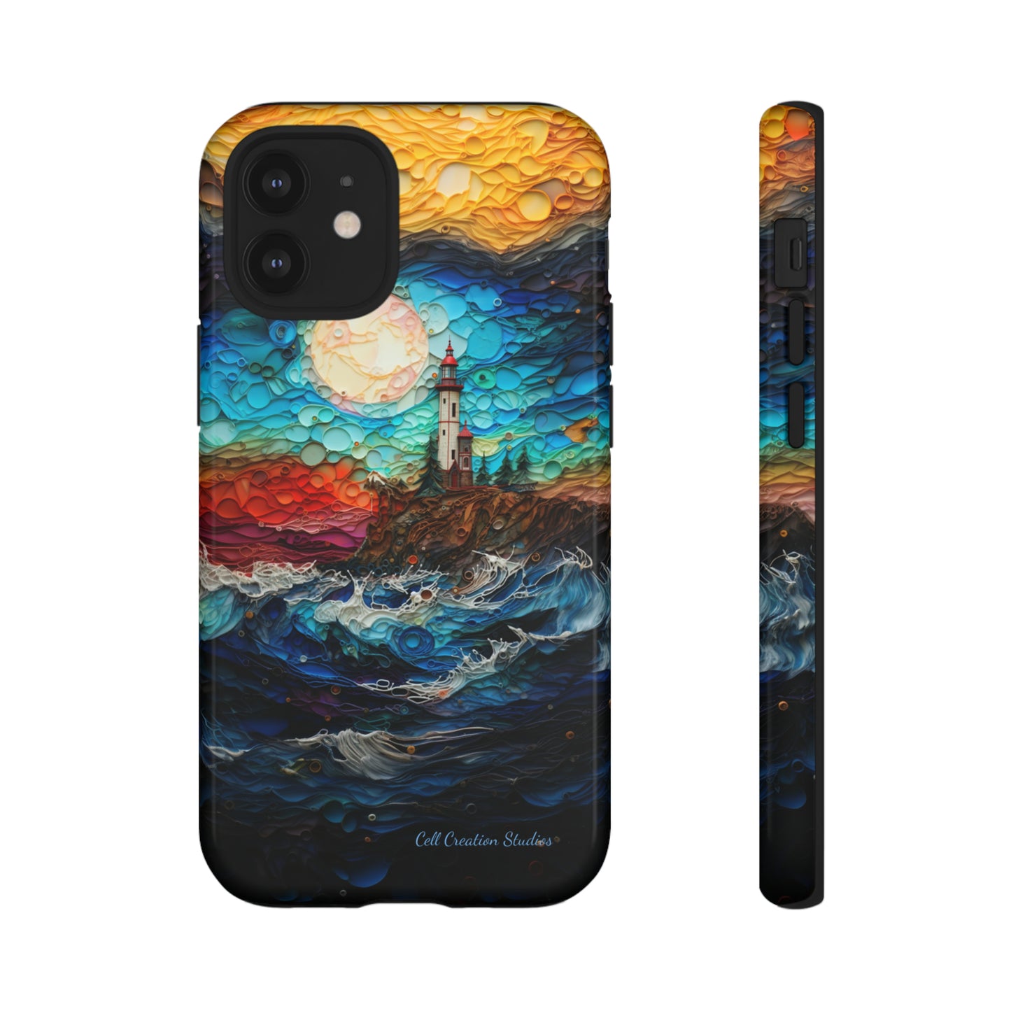 "Coastal Canvas Guardian" -Tough iPhone Cases