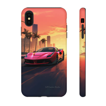 "Sunset Boulevard Ferrari Edition" -Tough iPhone Cases