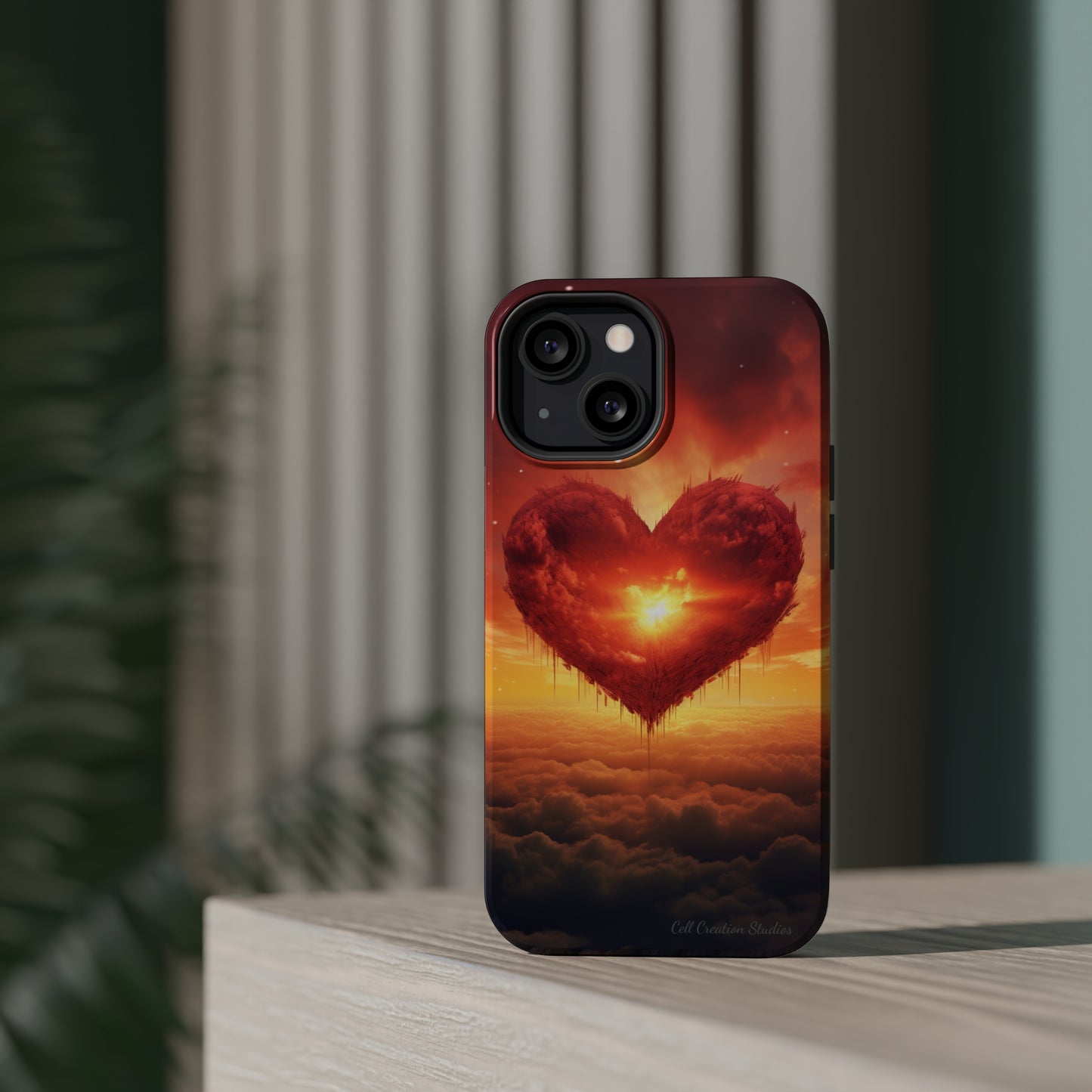 Introducing the "Sky-Heart Radiance" Cell Phone Case – Carry Love's Glow Everywhere You Go -MagSafe Tough Cases