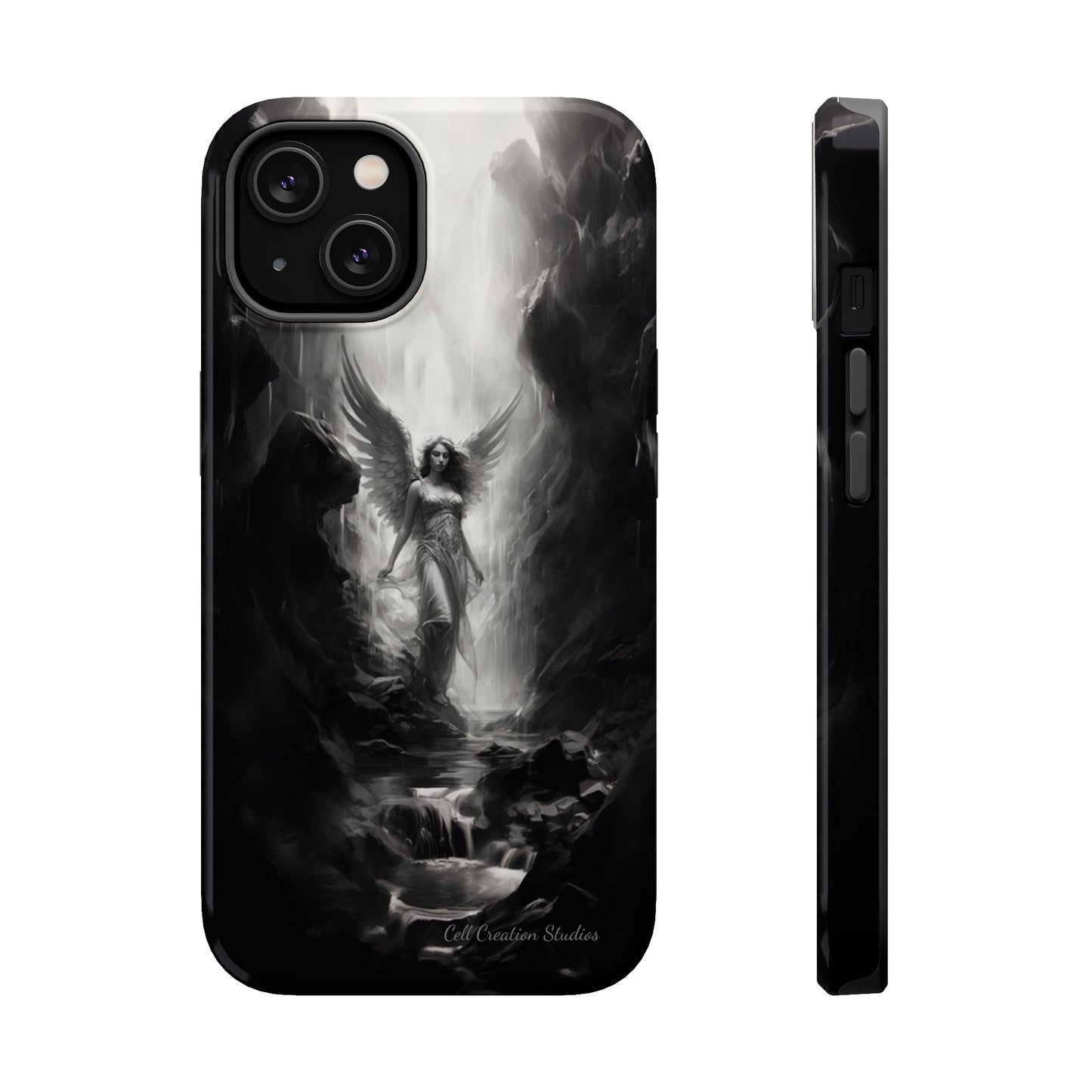 "Seraphic Streams" Angelic Ravine Phone Case -MagSafe Tough Cases